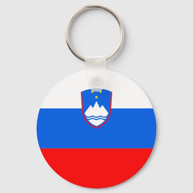 Porte-clés drapeau slovenia (Recto)
