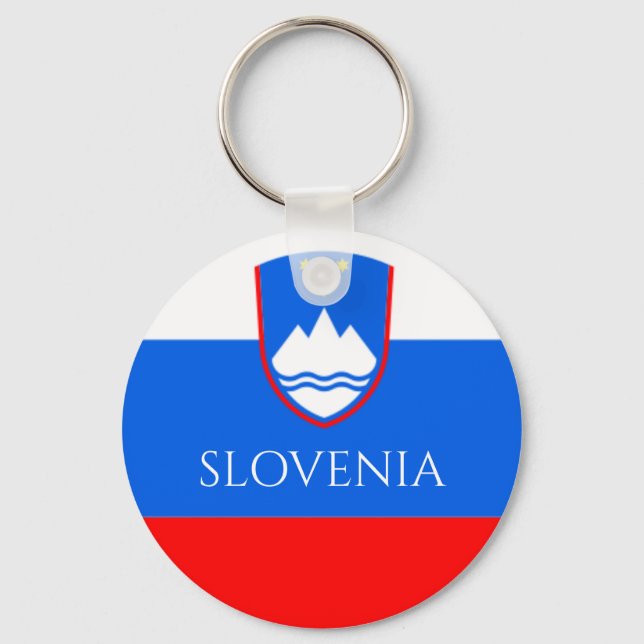 Porte-clés drapeau slovenia (Recto)