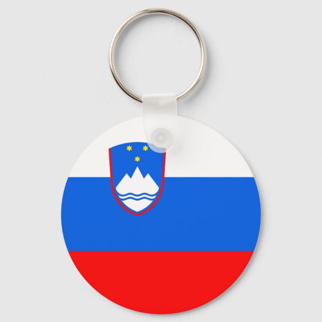 Porte-clés Drapeau Slovénie (Recto)