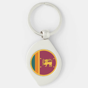 Porte-clés Drapeau Sri Lanka