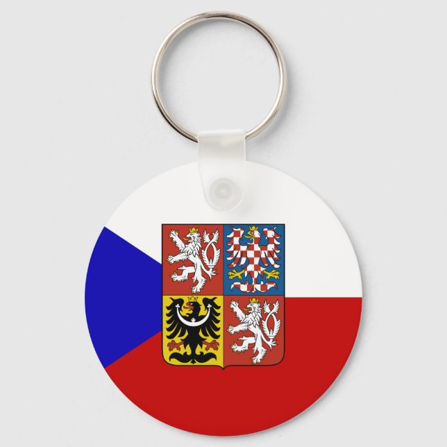 Porte-clés Drapeau tchèque (Recto)