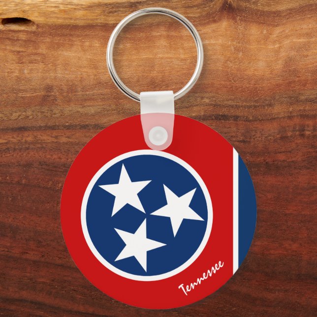 Porte-clés Drapeau Tennesse & vacances Tennesse, patriotes /s (Recto)