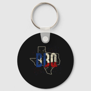Porte-clés Drapeau Texan Fier Cadeau Américain BBQ Texas