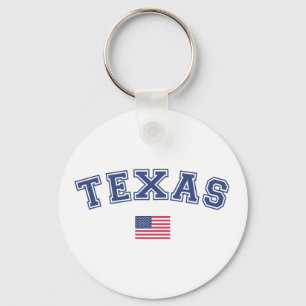 Porte-clés Drapeau Texas State USA