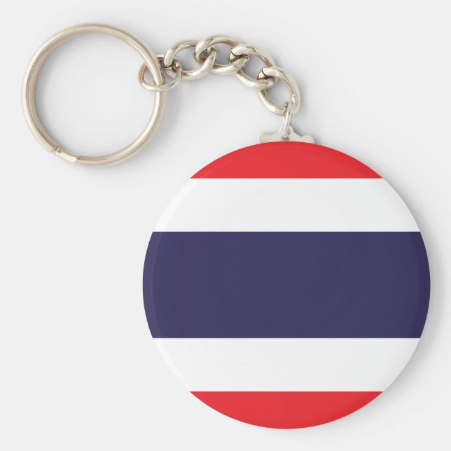 Porte-clés Drapeau Thaïlande (Devant)
