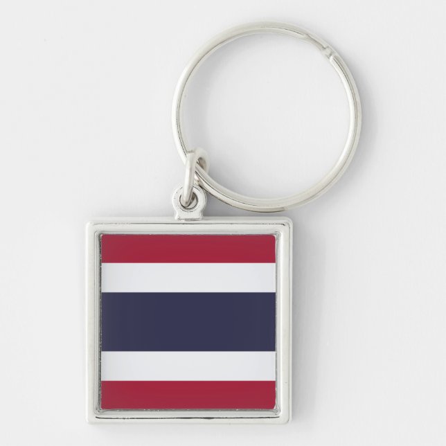 Porte-clés Drapeau Thaïlande  (Devant)