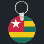 Porte-clés Drapeau Togo<br><div class="desc">Produits World Flag personnalisables - N'hésitez pas à ajouter votre propre texte.</div>