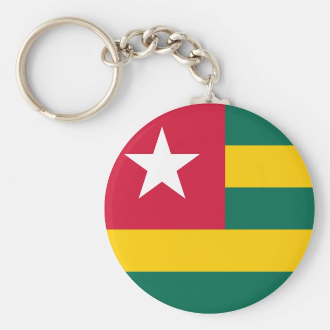 Porte-clés Drapeau Togo (Devant)