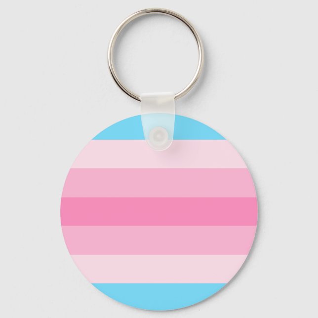 Porte-clés drapeau transféminin (Recto)