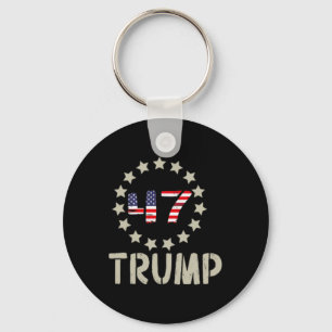 Porte-clés Drapeau Trump 2024 (sur Byck) Take America Ck Trum
