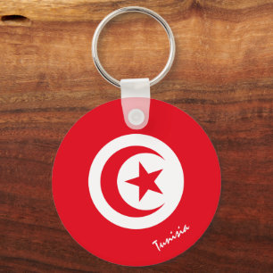 Porte-clés Drapeau tunisien & fête tunisienne, patriotes / sp