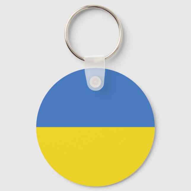 Porte-clés Drapeau Ukraine (Recto)