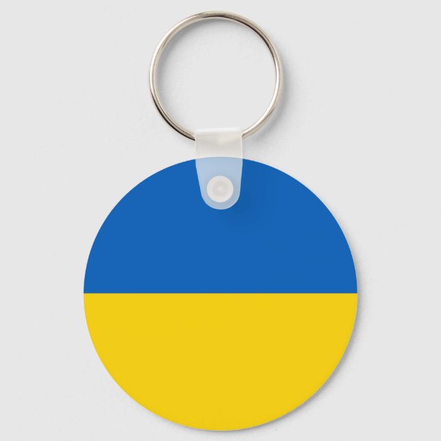 Porte-clés Drapeau Ukraine (Recto)