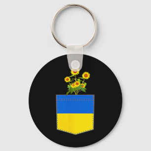 Porte-clés Drapeau Ukraine Drapeau National Kiev Ukrainien Ky