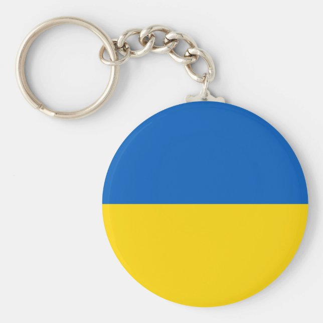Porte-clés Drapeau ukrainien (Devant)