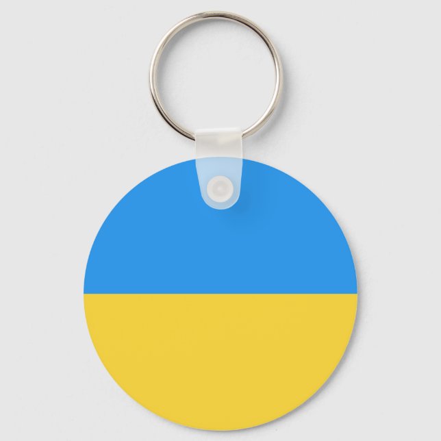Porte-clés Drapeau ukrainien (Recto)