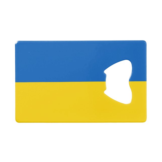 Porte-clés drapeau ukrainien patriotique (Devant (Horizontal))