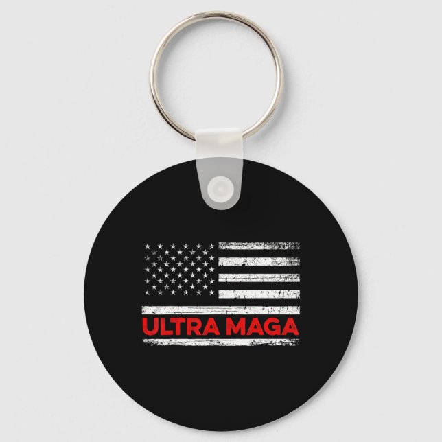 Porte-clés Drapeau Ultra Maga United State (Recto)