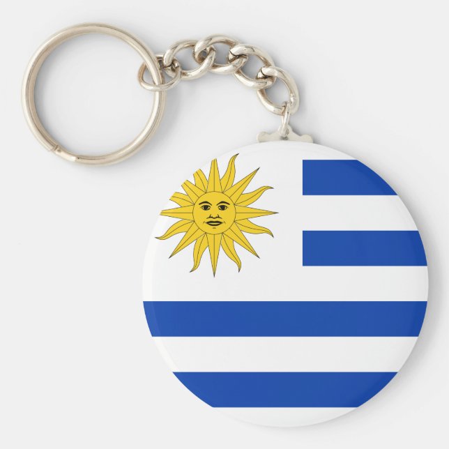 Porte-clés Drapeau uruguayen (Devant)