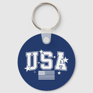 Porte-clés drapeau USA