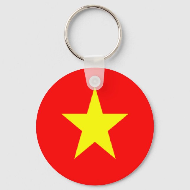 Porte-clés drapeau vietnam (Recto)