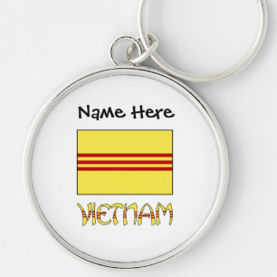 Porte-clés Drapeau vietnamien du Sud-Vietnam Personnalisation