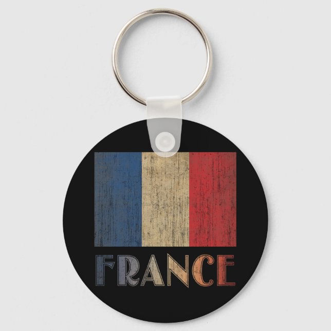 Porte-clés Drapeau vintage (Recto)