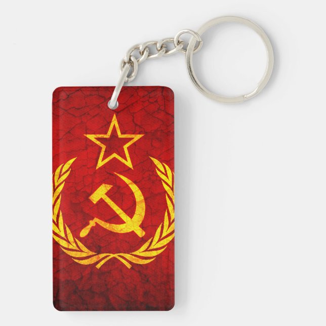 Porte-clés Drapeau vintage de CCCP (Dos)