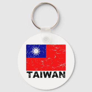 Porte-clés Drapeau Vintage de Taïwan