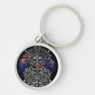 Porte-clés Drapeaux australiens mythologie viking épées corbe