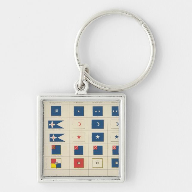 Porte-clés Drapeaux, insignes, etc. (Devant)