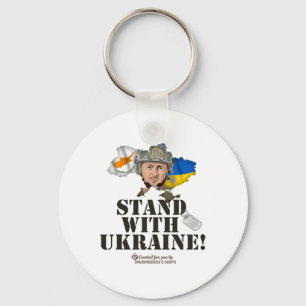 Porte-clés Drapeaux Ukraine Chypre Selenskyj Soutenez l'Ukrai