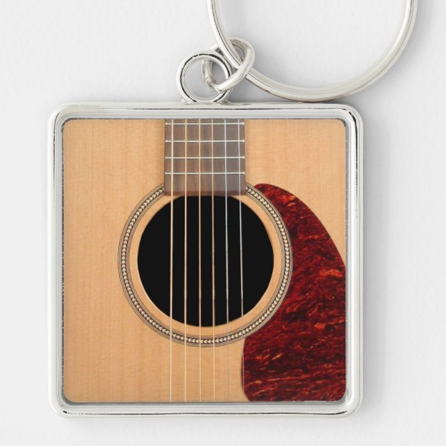 Porte-clés Dreadnoud Acoustique 6 cordes Guitare (Devant)