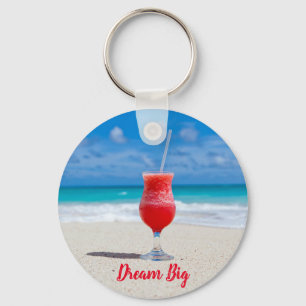 Porte-clés Dream Big Beach Tropical Blue Ocean