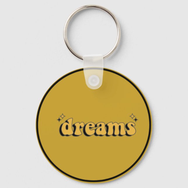 Porte-clés "Dreams in Your Pocket: Encouragement Keychain" (Recto)