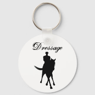 Porte-clés Dressage Cheval Et Rider Silhouette Lumière