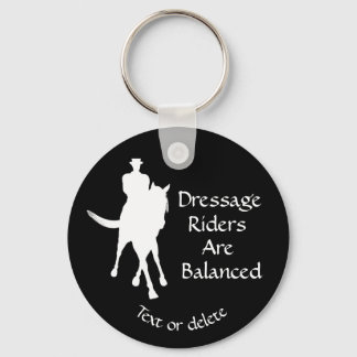 Porte-clés Dressage Les Voyageurs Sont Équilibrés Cheval Pers