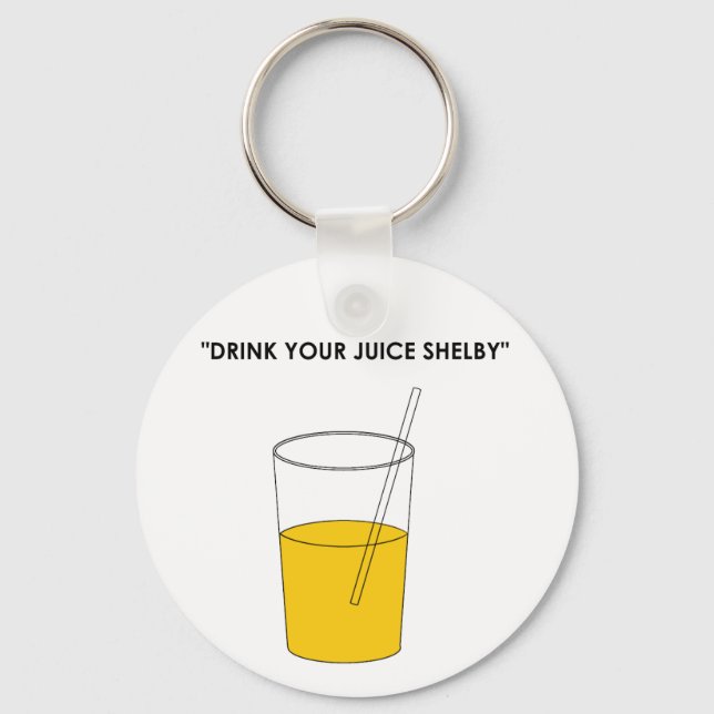 Porte-clés Drink Your Juice Shelby (Recto)