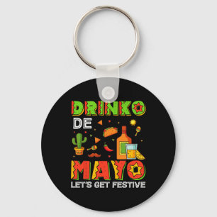 Porte-clés Drinko De Mayo Faisons la Fête Cinqo De Mayo Homme