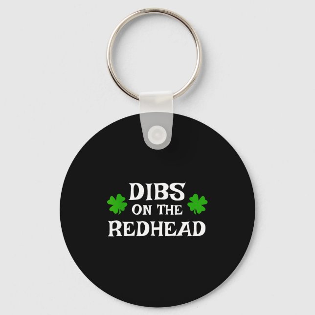 Porte-clés Droit sur la rousse Drôle de St Patrick irlandais  (Recto)