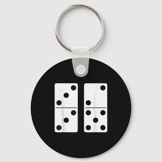 Porte-clés Drôle 67 Mème Jeu de Domino Addict Six Seven Génér (Recto)