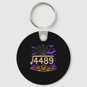 Porte-clés Drôle 67 Mème Prof de maths 6 7 Halloween Carré Ro
