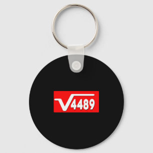 Porte-clés Drôle 67 Mème Racine Carrée 4489 Argot Prof de Mat