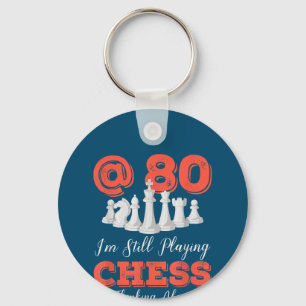 Porte-clés Drôle 80e anniversaire Cadeau - 80 ans Queen d'éch