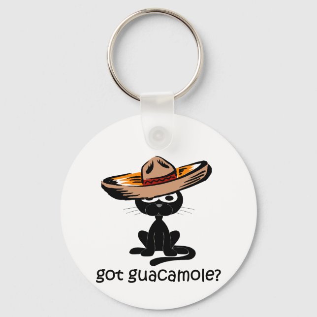Porte-clés Drôle a eu guacamole (Recto)