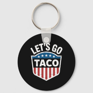 Porte-clés Drôle Allons Taco Chemise Allons Taco Hommes Femme