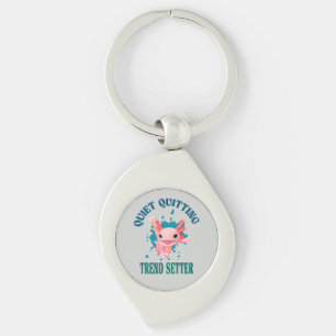 Porte-clés Drôle Axolotl Rose Paramètre de Tendance d'Abandon