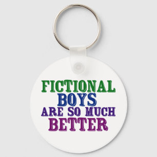 Porte-clés Drôle Bookworm Fictional Boys Sont Tant Mieux
