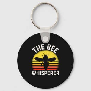 Porte-clés Drôle cadeau apicole pour apiculteur Retro Bee Wh