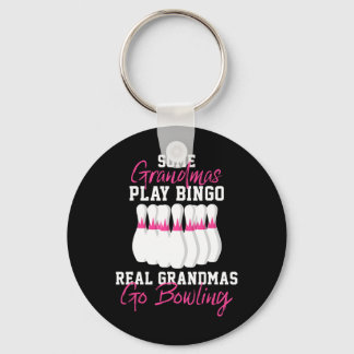 Porte-clés Drôle cadeau Bowling pour grand-mère